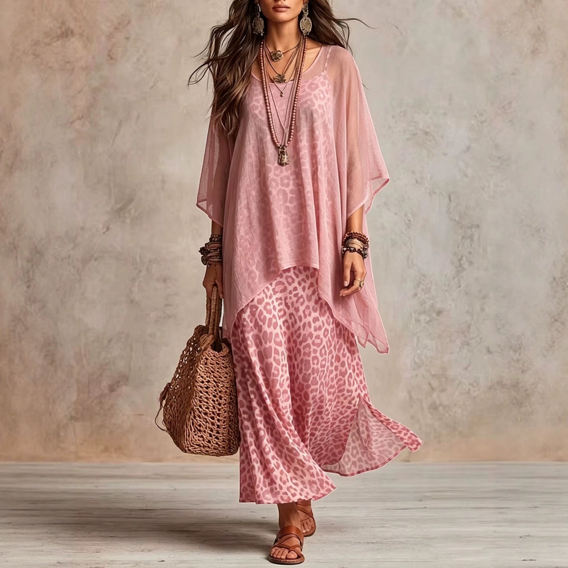Elegantes Leopard-Kleid