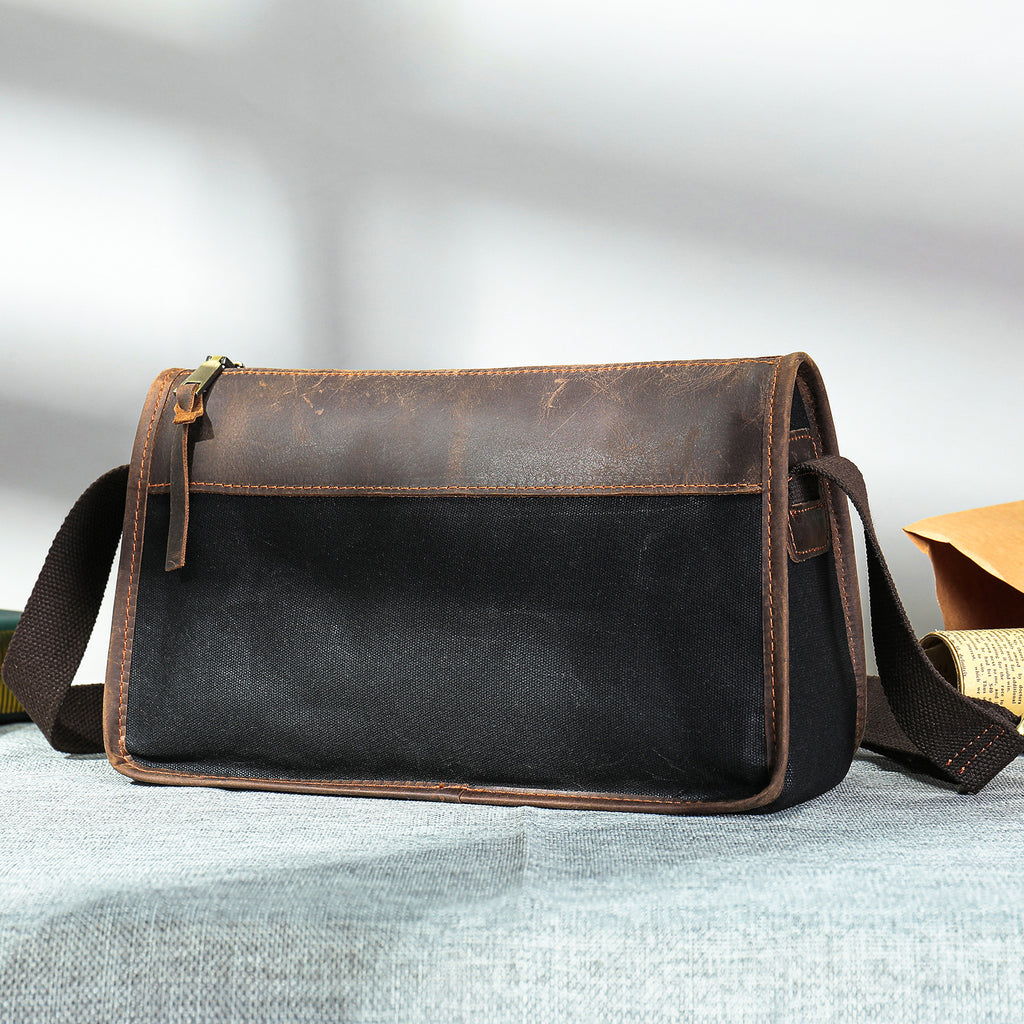 Hochwertige Crossbody Bag aus Rindsleder