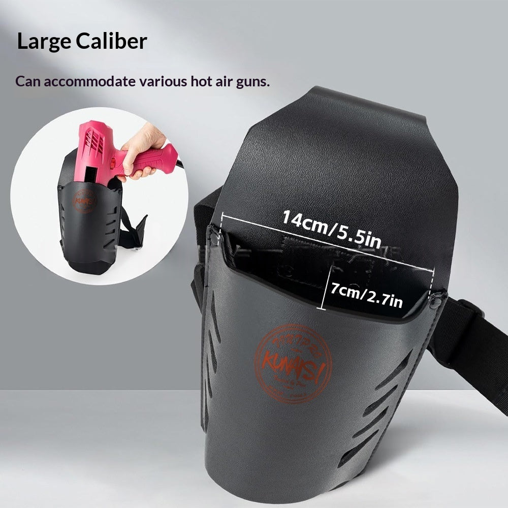 Hitzebeständiger Heat Gun mit Leder-Bauchtasche