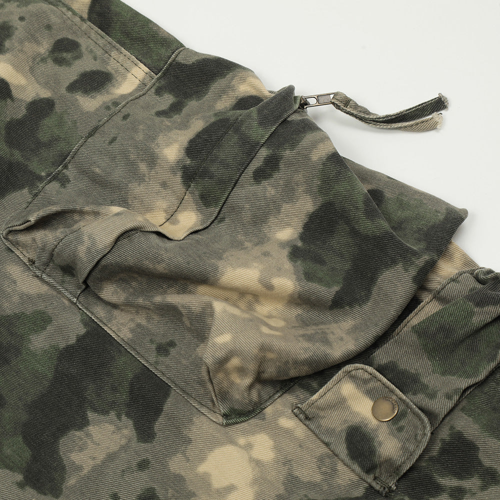 Camo-Pantalons mit mehreren Taschen