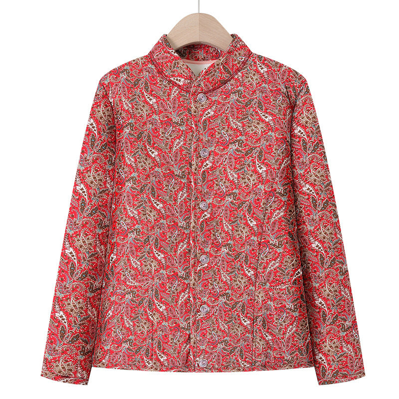 Floral Polyesterjacke für ältere Damen – Bild 16 | LuxeStyle