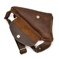 Leder-Brusttasche im Retro-Stil – Bild 1 | LuxeStyle