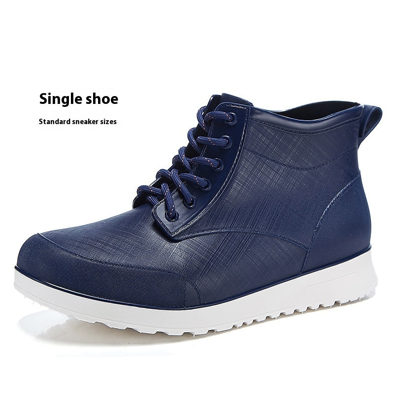 Regenstiefel mit Schnürung – Bild 7 | LuxeStyle