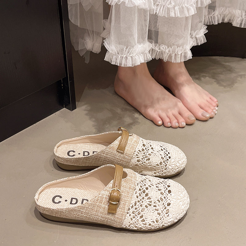 Virgent Hollow Out Breathable Slide Sandalen