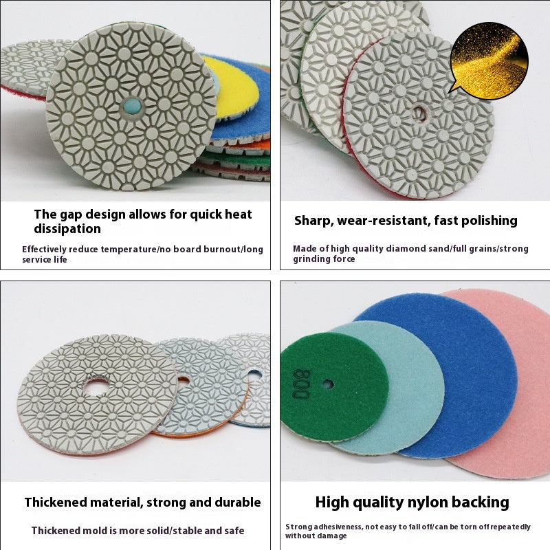 Diamant-Polierpads für Nassschliff | LuxeStyle