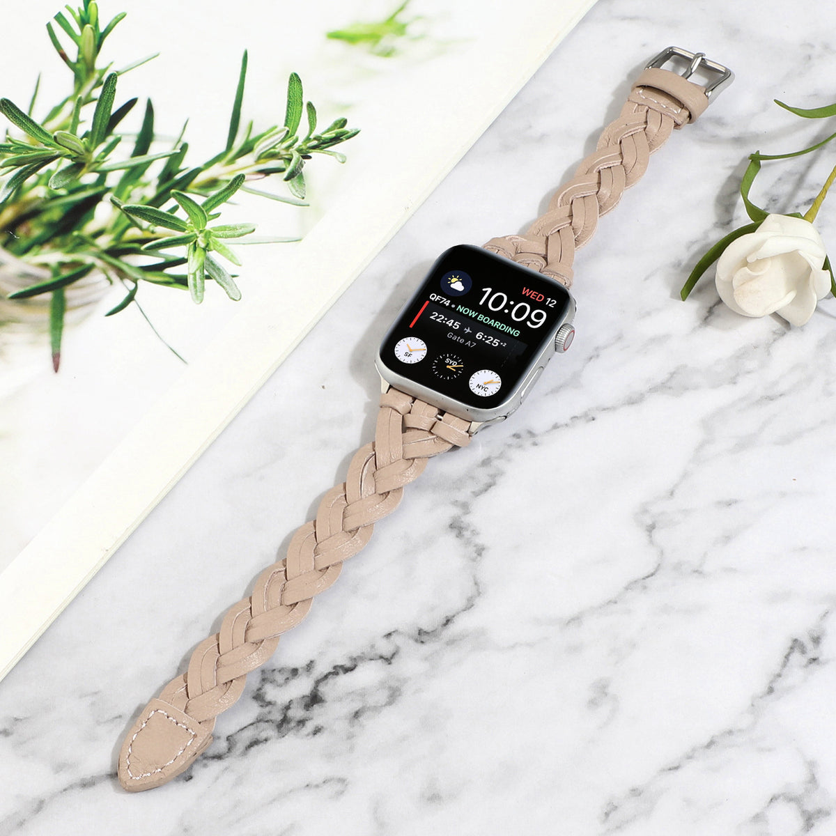 Armband für Smartwatch – geflochten, schmal – Bild 5 | LuxeStyle