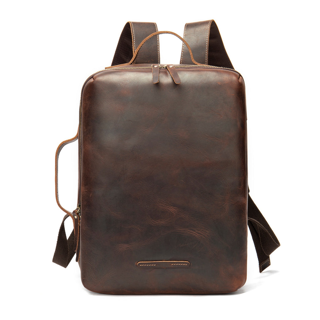 Crazy Horse Leder Rucksack für Business Travel – Bild 5 | LuxeStyle