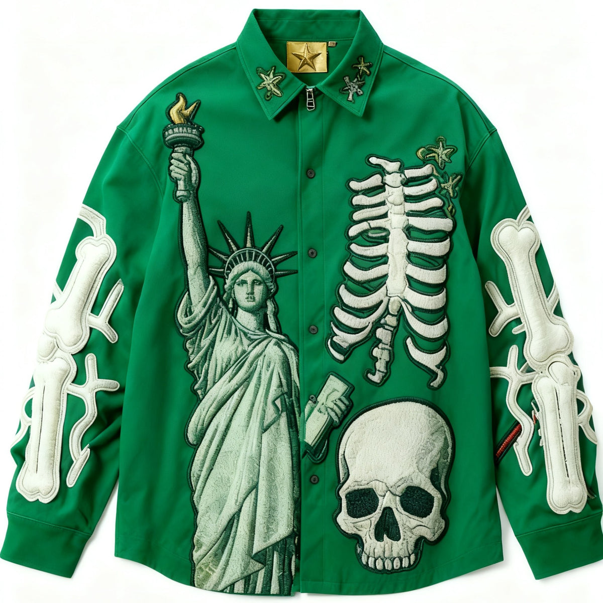 Freizeit-Shirt aus Polyester mit Print – Bild 4 | LuxeStyle