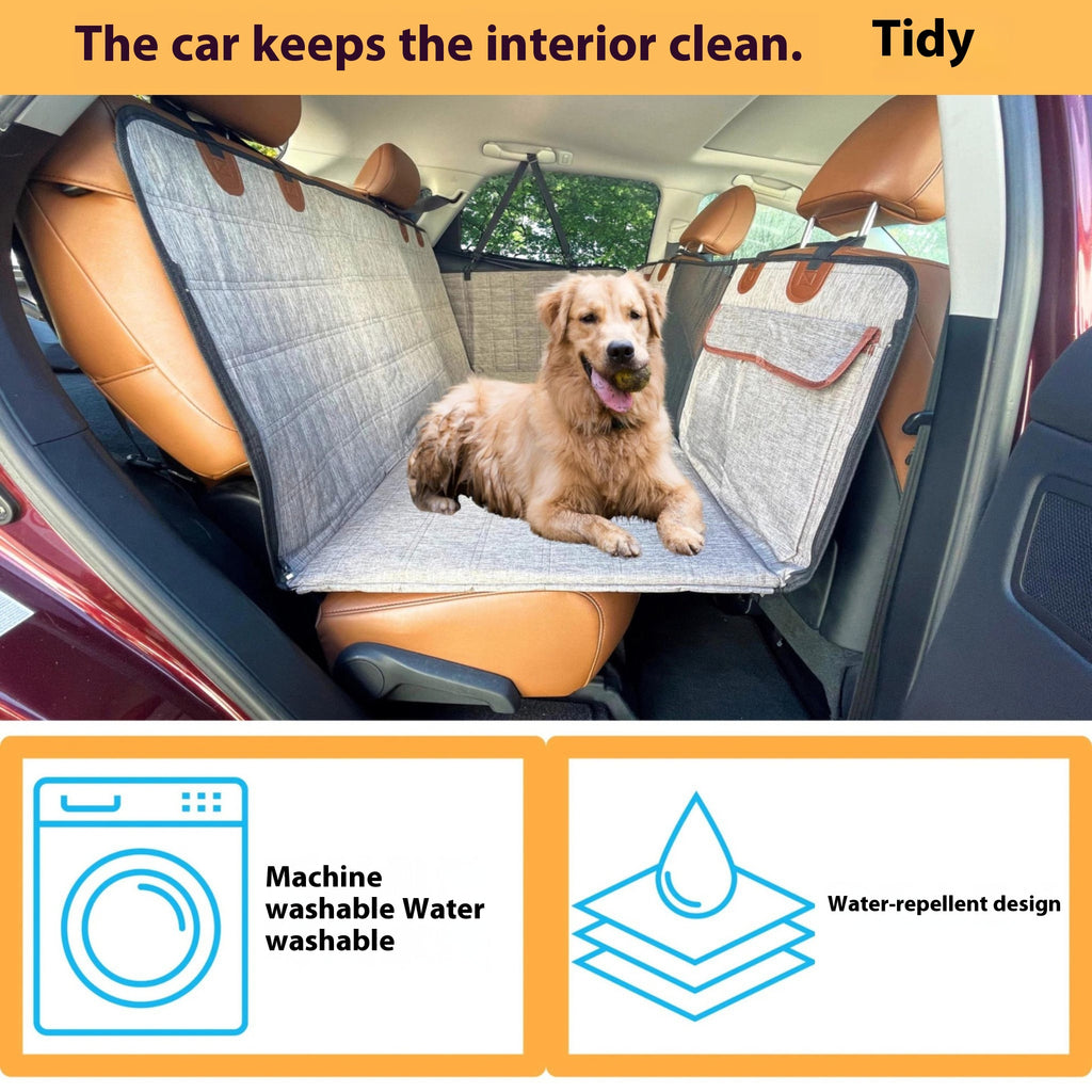 Auto-Hundematte mit erweiterter Stütze für Rücksitz