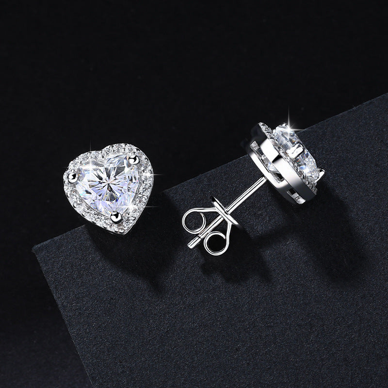 S925 Silber-Halskette «Éclat» – 1 Karat Moissanite