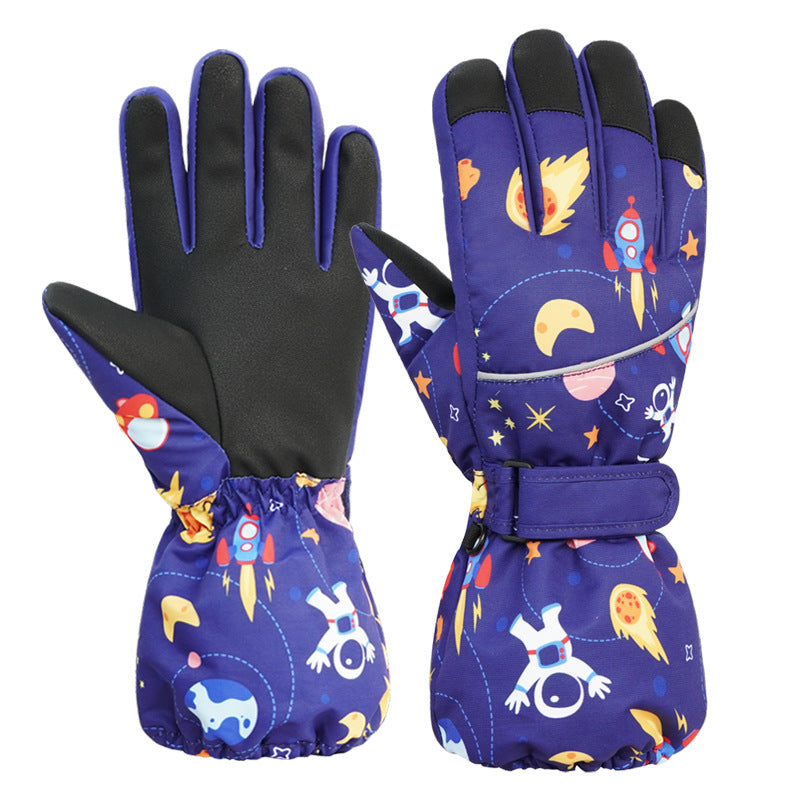 Warme, wasserdichte Kinder-Winterhandschuhe