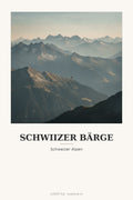 Schweiz-Poster «Alpen-Panorama»