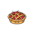 Sticker «Cherry Pie»