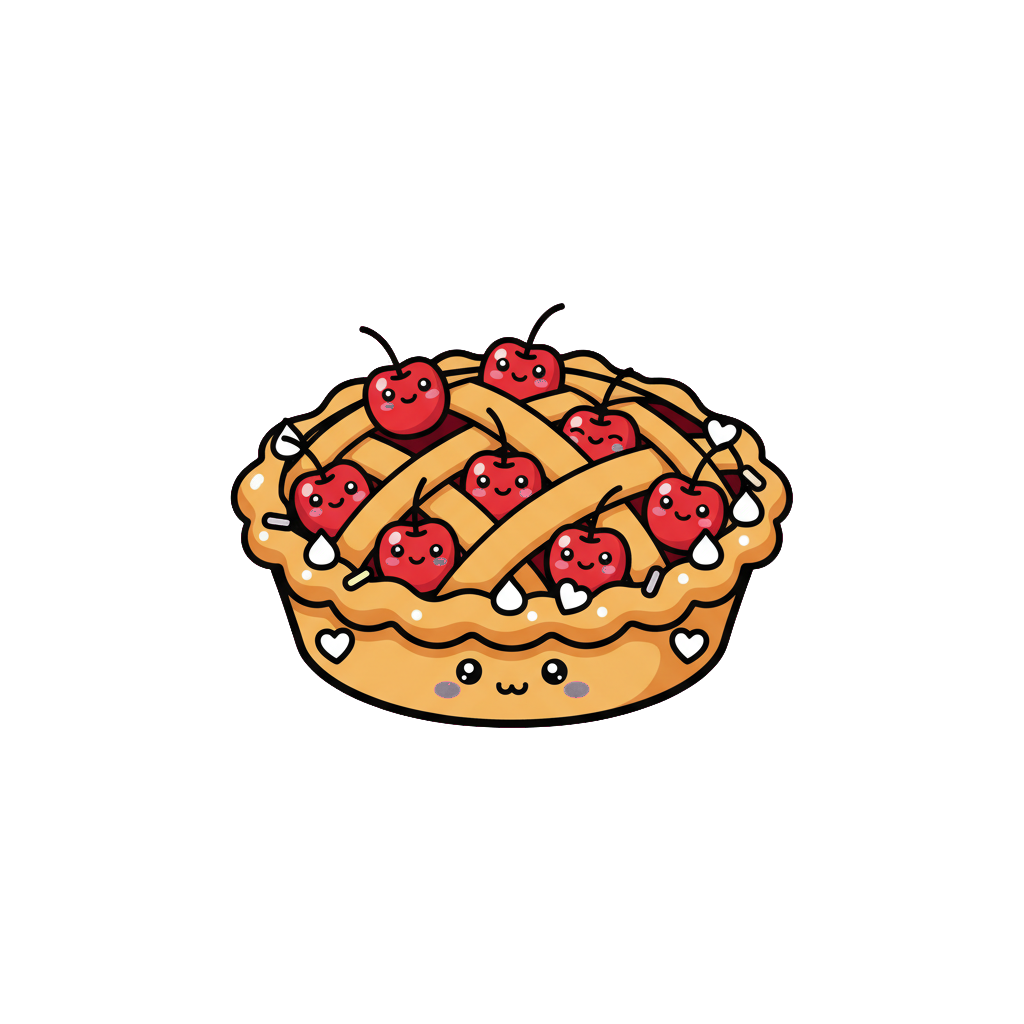Sticker «Cherry Pie»