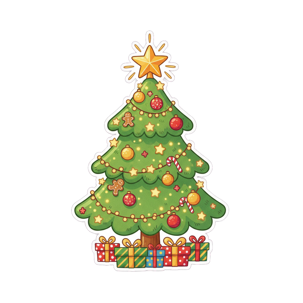 Sticker «Christmas Tree»