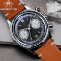 Chronograph Aviator · Lederband Herren – LuxeStyle Schweiz