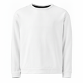 Allover-Pullover weiss blanko zum Selbstgestalten