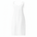 Allover-Slip-Kleid weiss blanko zum Selbstgestalten