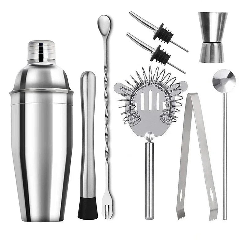 Cocktail-Shaker-Set · Edelstahl Bar-Set – LuxeStyle Schweiz
