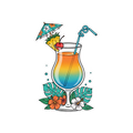 Sticker «Cocktail»