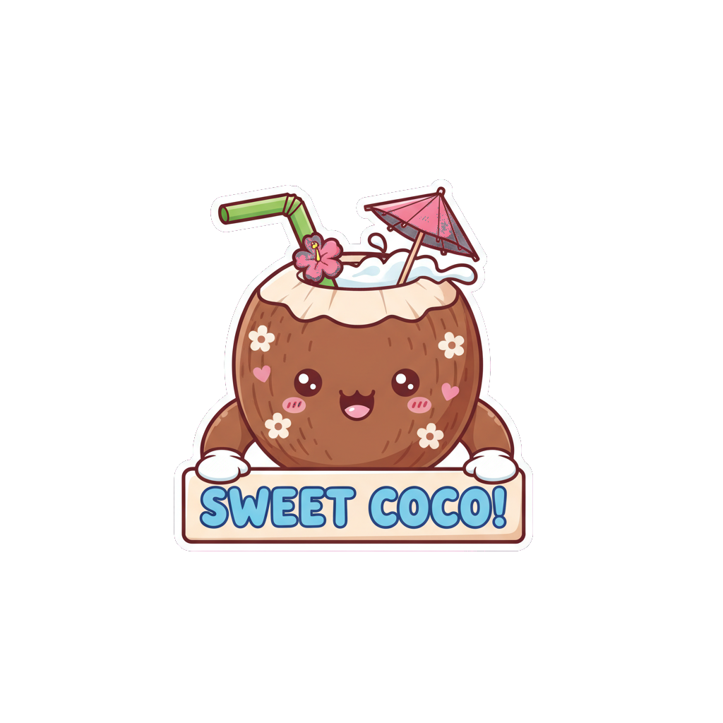 Sticker «Coconut»