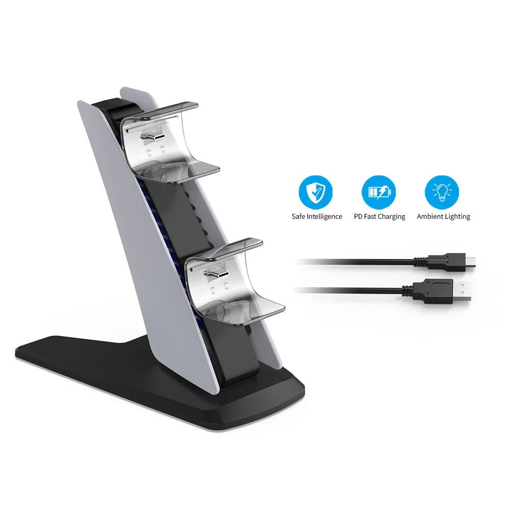 Controller-Stand mit Ladestation 2-fach – LuxeStyle Schweiz