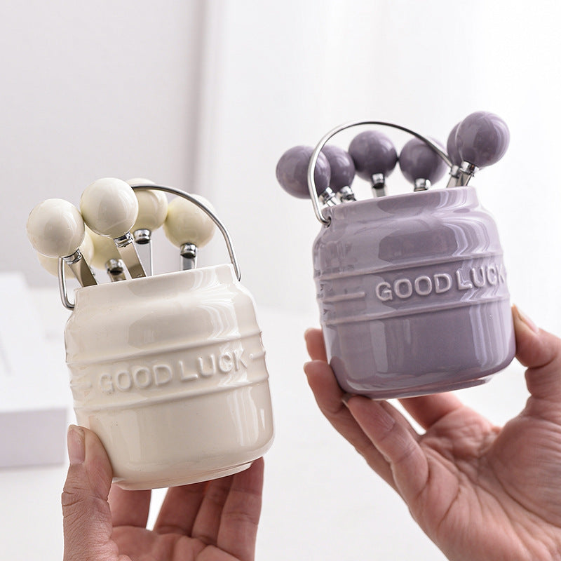 Fruchtgabel-Set mit Aufbewahrungsdose – Bild 7 | LuxeStyle