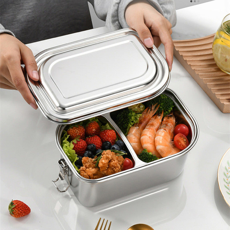 Edelstahl Lunchbox mit Fächern – Bild 5 | LuxeStyle