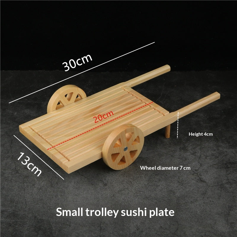 Holz Servierwagen für Sushi und Sashimi