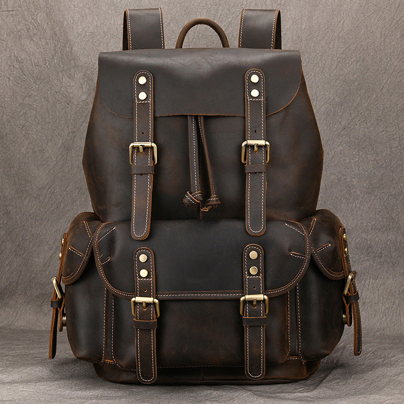 Lederrucksack "Crazy Horse" (36-55L)