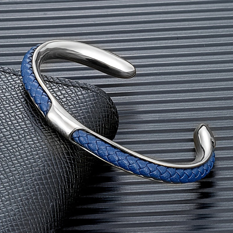 Geflochtenes Armband aus Edelstahl – Bild 4 | LuxeStyle