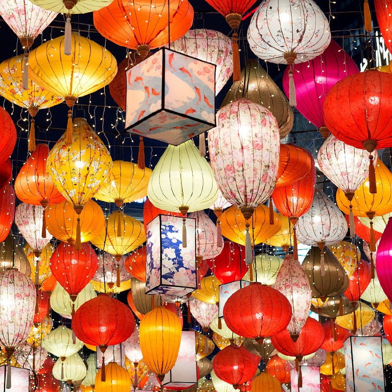 Dekorative Laterne im chinesischen Stil