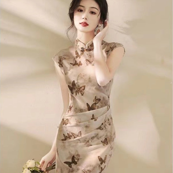 Elegantes Cheongsam-Kleid im Mid-Waist-Stil – Bild 3 | LuxeStyle