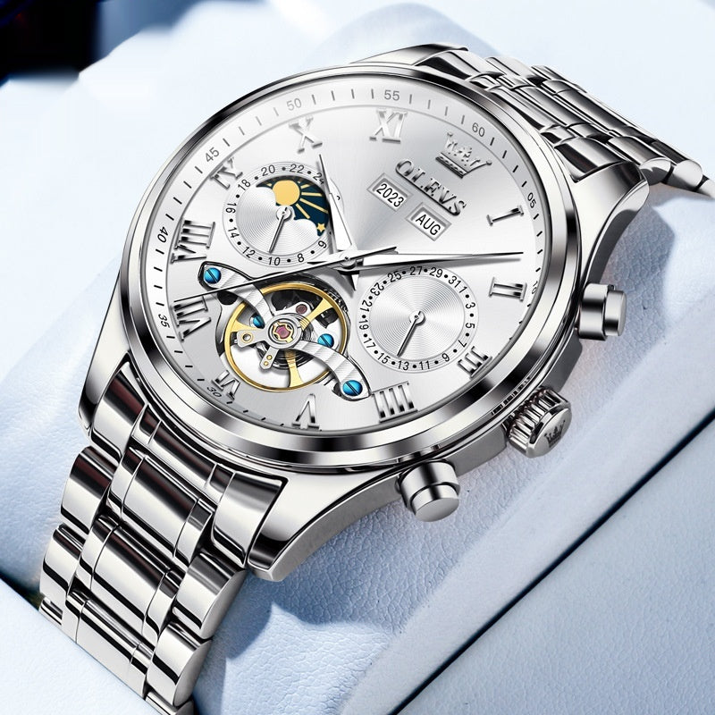 Herren Business Uhr Edelstahl