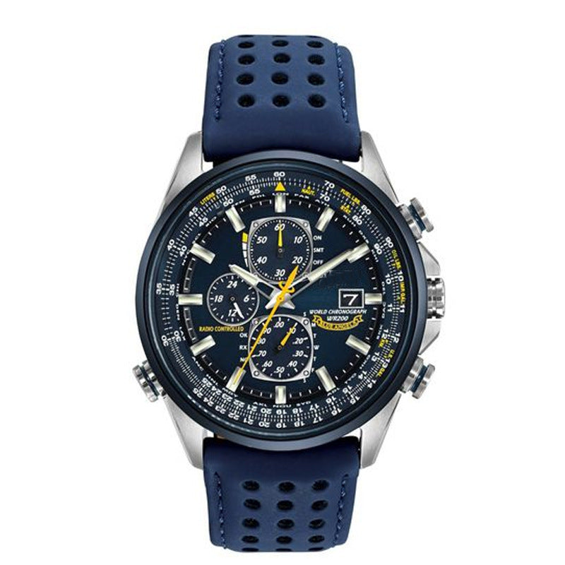 Herrenuhr Stahl Leder