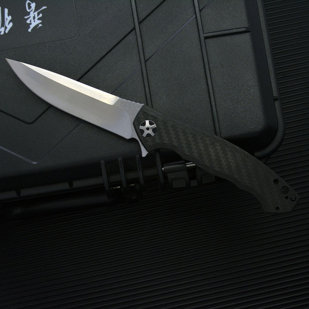 Outdoor-Faltmesser mit Carbonfasergriff – Ansicht 4