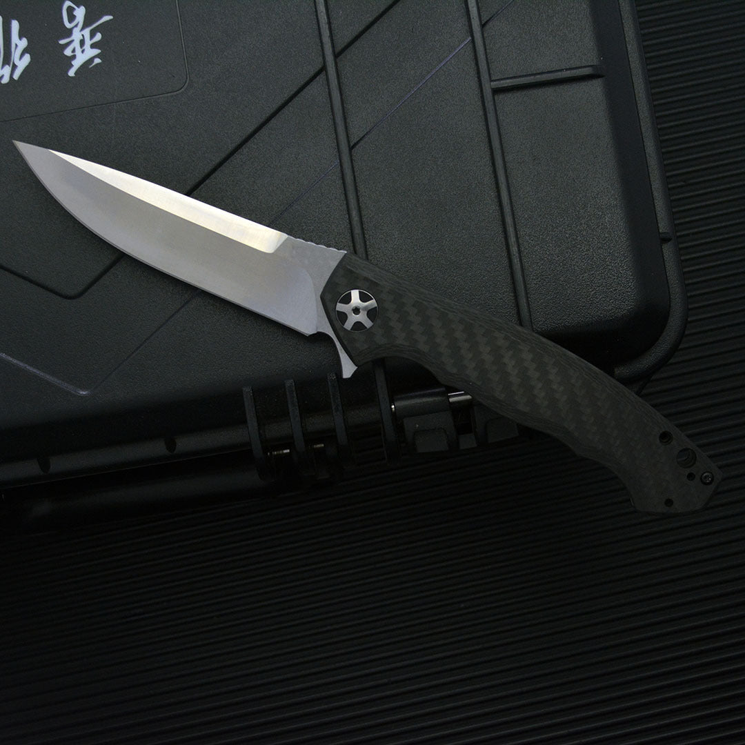 Outdoor-Faltmesser mit Carbonfasergriff – Ansicht 4