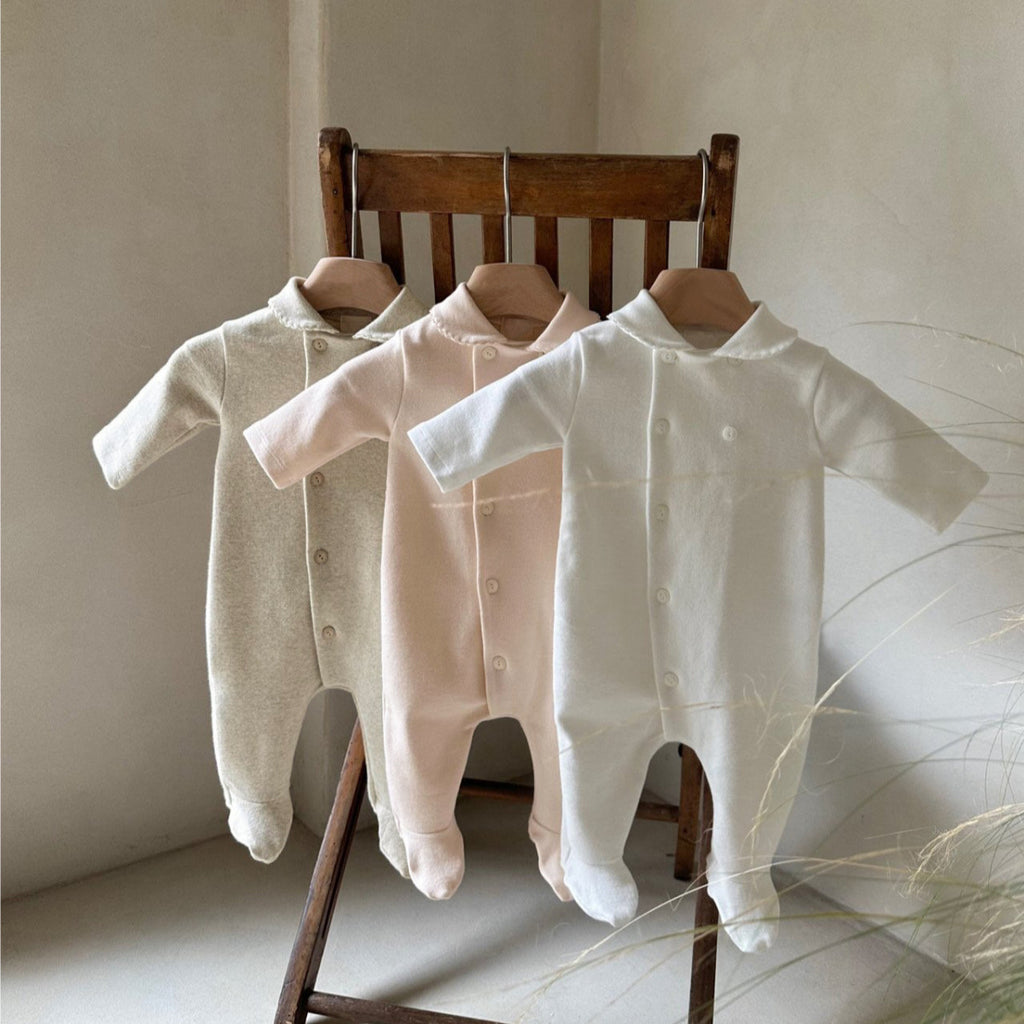 Baby Strampler mit Peter-Pan-Kragen – Bild 6 | LuxeStyle