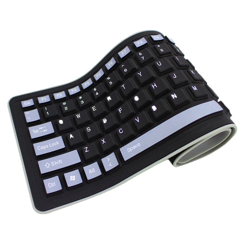 Faltbare, wasserdichte Silikon-Tastatur – Bild 5 | LuxeStyle