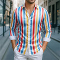 Figurbetonendes Slim-Fit Langarmshirt für Herren – Bild 1 | LuxeStyle