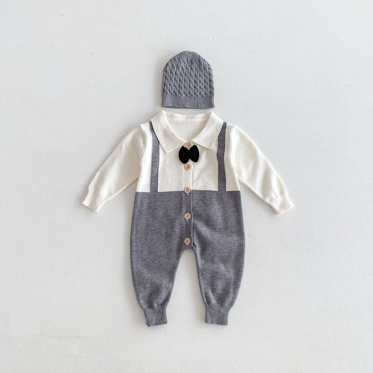 Baby Anzug mit Krawatte – Herbst & Winter | LuxeStyle
