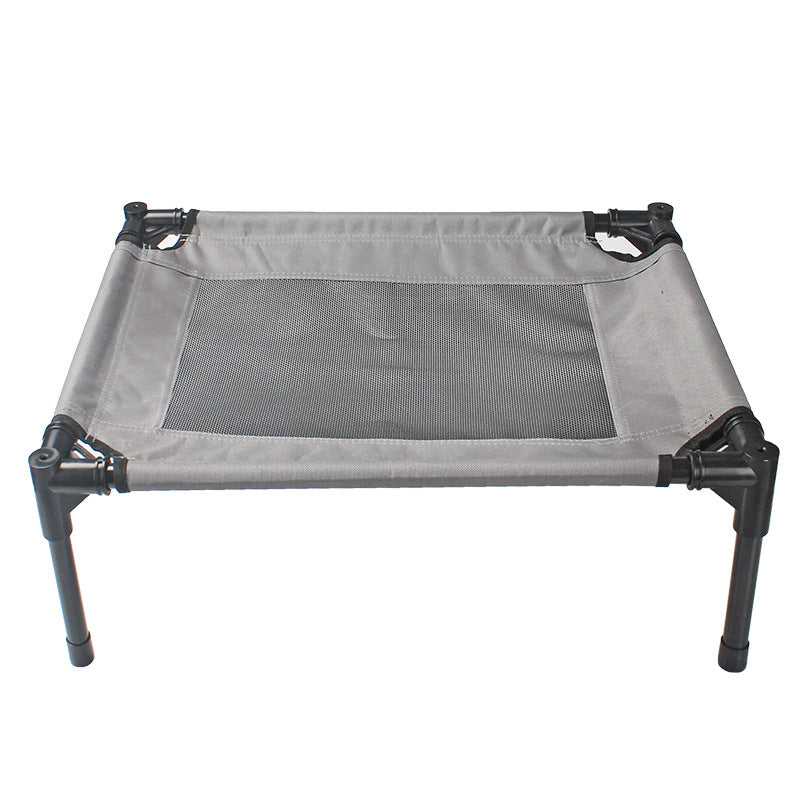 Hundebett Oxford-Stoff Trampolin Grau