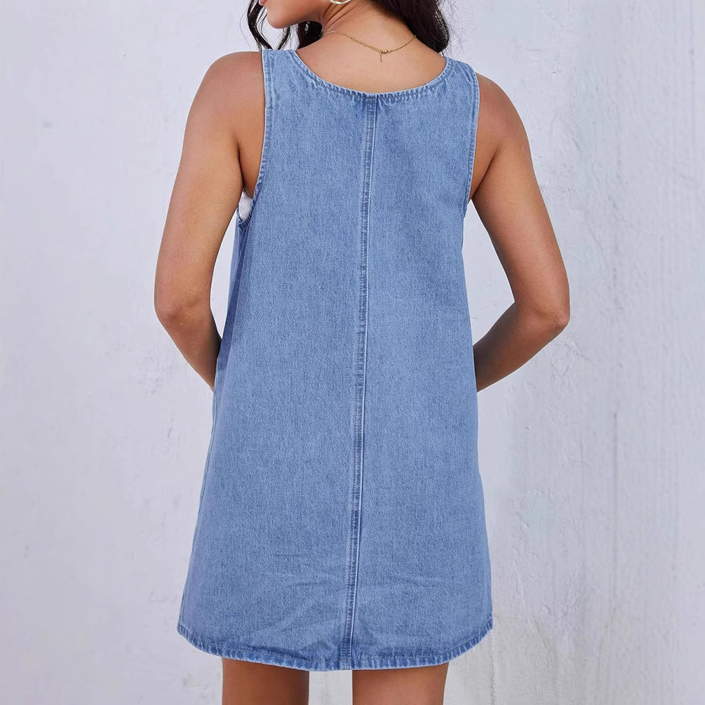 Damen Denim Rock Midi Sexy & Cool