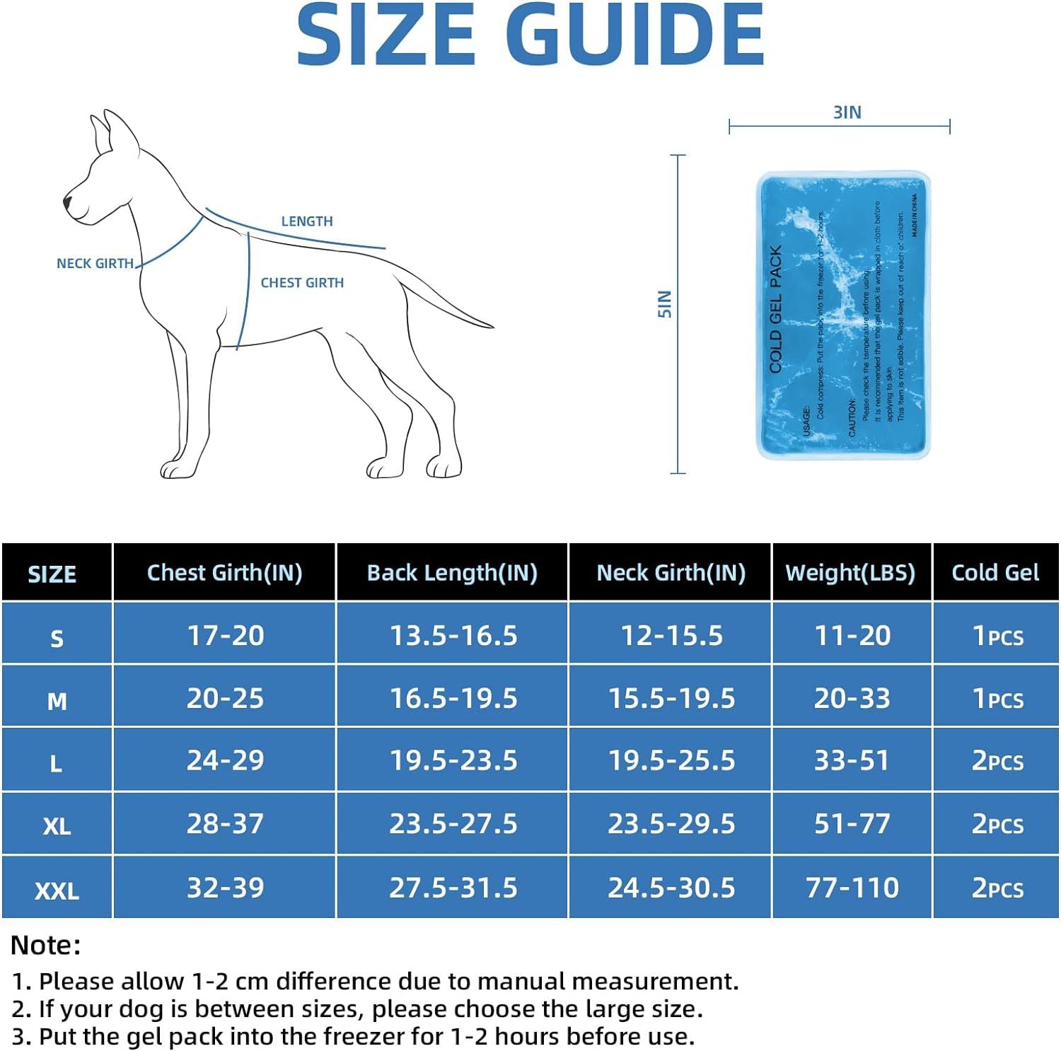 Kühlweste für Hunde