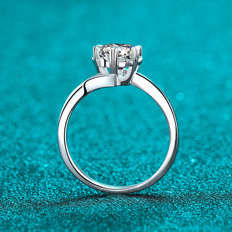 Herz-Ring aus 925 Sterling Silber