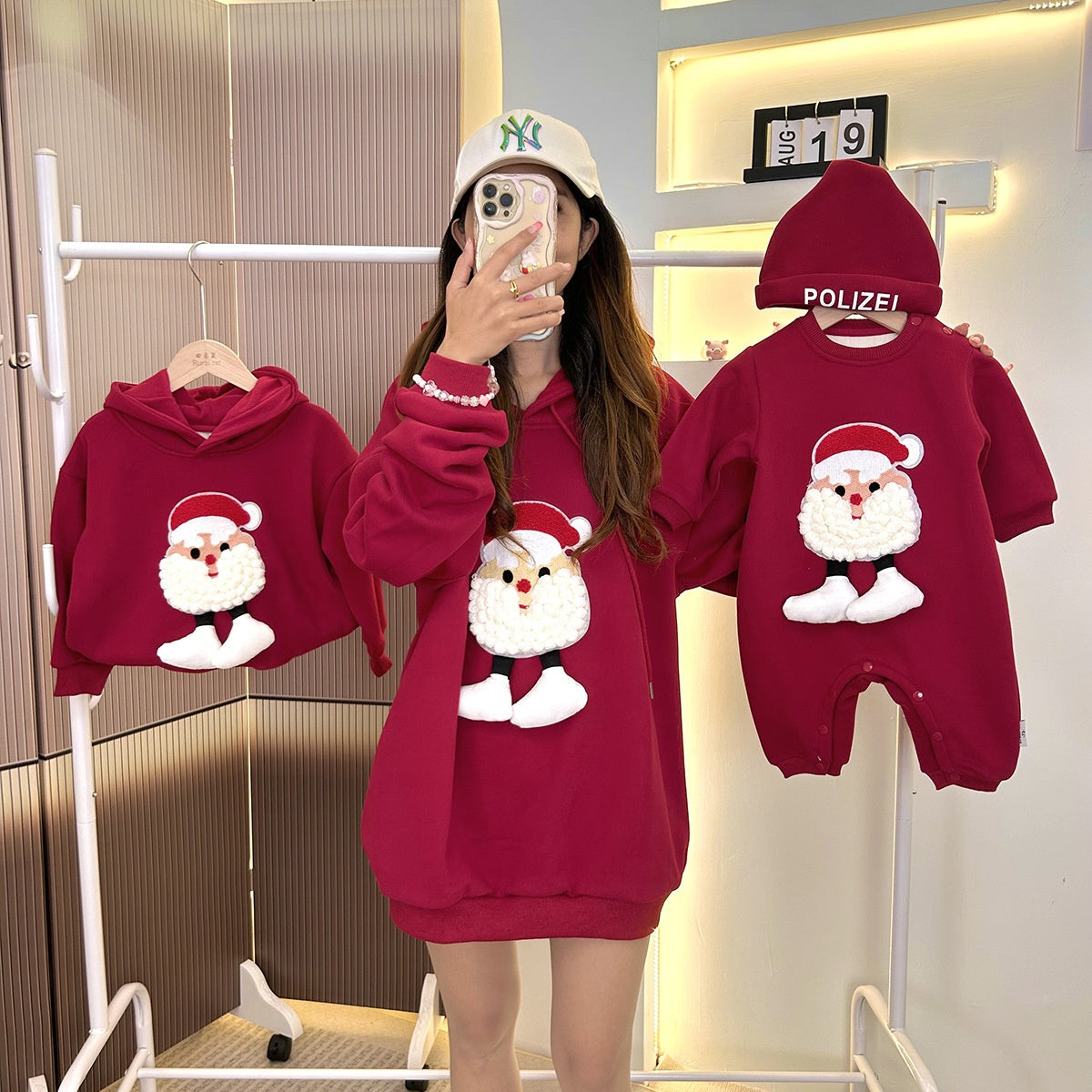Weihnachts-Hoodie für die ganze Familie