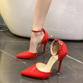 Spitze Stiletto-Sandalen mit Riemchen – Bild 1 | LuxeStyle