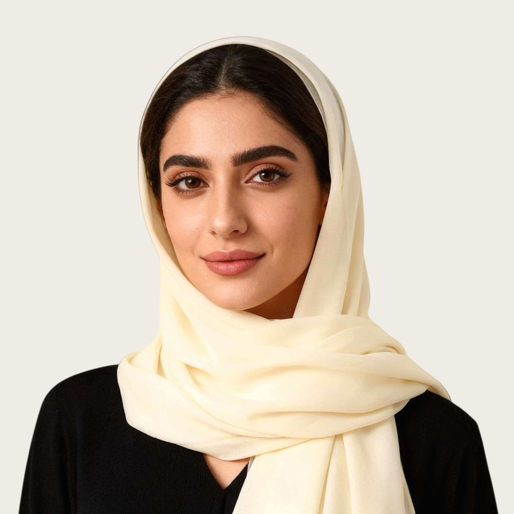 Samt-Chiffon Schal – Bild 9 | LuxeStyle