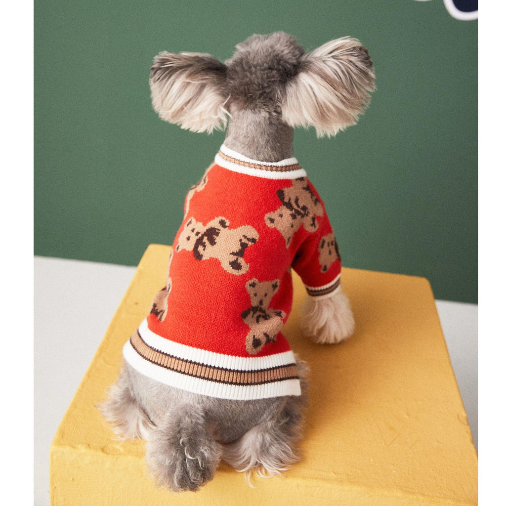 Hundekuscheldecke mit V-Ausschnitt, Streifen – Bild 9 | LuxeStyle