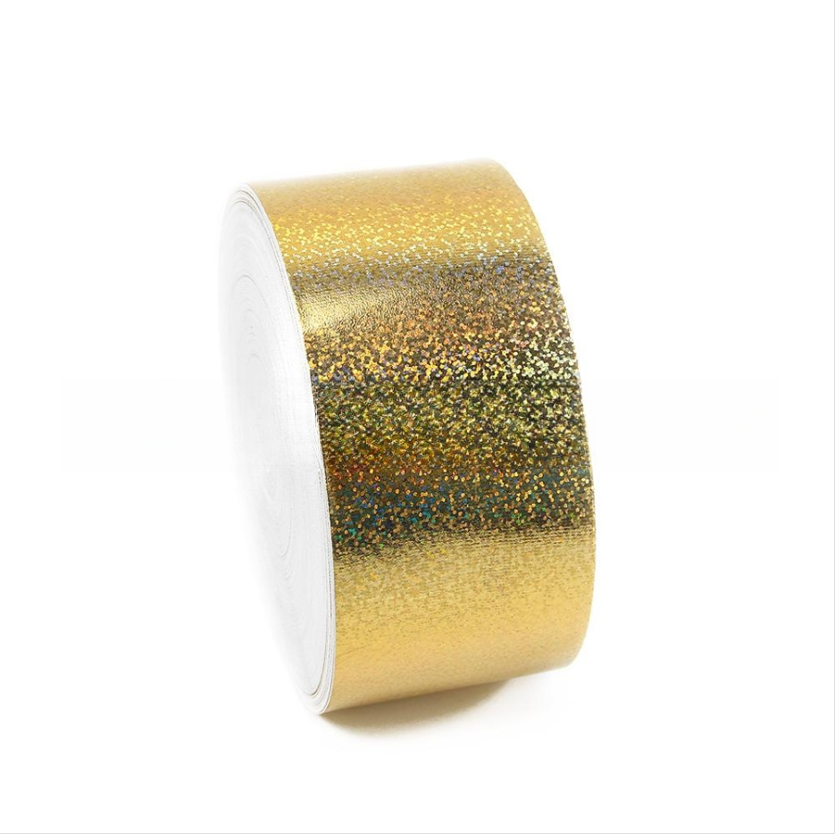 Laser-Silber-Rippband, 75mm, 50 Yards – Bild 6 | LuxeStyle